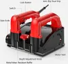 A red and black Sanierungsfräse (renovation milling machine) is shown from a diagonal front-left perspective against a light gray background. Podgląd zdjęcia produktu