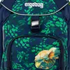 A close-up view of a backpack with a dragon patch. Voir les images du produit