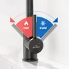 Waschtischarmatur 360° Drehbar Schwarz, Bleifrei Kalt Warm, Produktbild-Vorschau 11