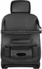 The back of a black car seat organizer with multiple pockets and a small shelf. Podgląd zdjęcia produktu