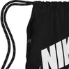 Nike Heritage Drawstring Bag Black/Black/White 10 L Sáček Náhled obrázku produktu 15