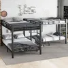Železná patrová postel Merax 90x200 a 140x200 cm, Náhled obrázku produktu 2