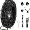 VEVOR Rohrreinigungsspirale 14 m x 22 mm, professionelles Produktbild-Vorschau 1