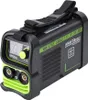 A black and green inverter welding machine is shown from a three-quarter angle against a white background. Produktbild-Vorschau