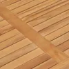 vidaXL Tavolo da pranzo da giardino 120x70x77 cm in legno Anteprima dell’immagine prodotto 4