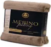 Gözze Merino Wendewohndecke taupe 180 x 220 cm Produktbild-Vorschau 4