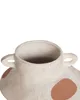 BELIANI Blumenvase Sand Beige Steingut Abstraktes Produktbild-Vorschau 5