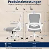 Bürostuhl Schreibtischstuhl mit klappbaren Armlehnen & Produktbild-Vorschau 11