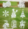 com-four® 24x Weihnachts-Schablonen für Schneespray – Produktbild-Vorschau 2