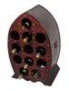 Weinregal Kolonialstil 12 Flaschen Holz Regal Wein Produktbild-Vorschau 5