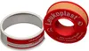 Two rolls of medical tape are shown against a white background. One roll is partially unwound, revealing the tan tape. The other roll is intact and has a red plastic dispenser with text printed on it. Anteprima dell’immagine prodotto