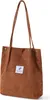 OKWISH Cord Umhängetasche Damen, Groß Schultertasche Canvas Produktbild-Vorschau 1