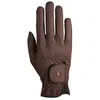 A brown leather glove is shown against a white background. Produktbild-Vorschau