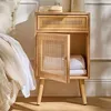 CALICOSY - Table de chevet avec cannage en rotin naturel - Voir les images du produit 3