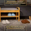ONVAYA® Premium Gästehausschuhe Set Regenbogen | Waschbare Produktbild-Vorschau 7