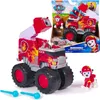 A Paw Patrol Marshall Rescue Wheels Fire Truck toy set with a figure and accessories, displayed in its retail packaging. Produktbild-Vorschau