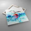 Bild auf Leinwand - Leinwandbild - Wasser Fische Möwe Produktbild-Vorschau 2