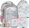 5 pezzi. Set zaino scuola 18l satchel astuccio portamatite Anteprima dell’immagine prodotto 1
