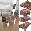 Tischdecke Wachstuch Weihnachten Rot Robust Wasserabweisend Produktbild-Vorschau 3