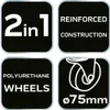 NEO TOOLS 2in1 KFZ Werkstatt Rollbrett Montagerollbrett bis Produktbild-Vorschau 3