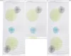 Mini Flächenvorhang Set 3 tlg. Rawlins grün blau Kreise Produktbild-Vorschau 1