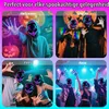 LED-Maske, Handschuhe, Laterne – Halloween-Set, 2-teilig Produktbild-Vorschau