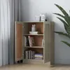 vidaXL Bücherschrank Sonoma-Eiche 82,5x30,5x115 cm Produktbild-Vorschau 3