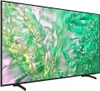 A television set with a black frame and stand, displaying a colorful abstract image on its screen. Produktbild-Vorschau
