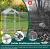 XMTECH 2x1x1,5m Poulailler Enclos Enclos pour animaux avec Voir les images du produit 10