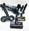 A collection of Samsung vacuum cleaner attachments and the main unit are laid out on a white surface. Anteprima dell’immagine prodotto