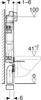 Elemento di montaggio Geberit Kombifix Basic Per WC sospeso Anteprima dell’immagine prodotto 2