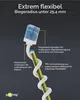 Ultraflexibles CAT 6A Patchkabel, slim, U/UTP, weiß Produktbild-Vorschau 7