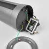Lucande LED-Sockelleuchte Dylen, grau, Metall, 50cm, IP65 Produktbild-Vorschau 8