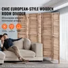 SucceBuy Séparateur de pièce en bois, 6 pièces pliables, Voir les images du produit 2
