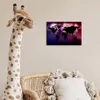 MuchoWow® Poster Weltkarte - Schwarz - Rosa 30x20 cm - Produktbild-Vorschau 7