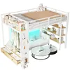 Lit mezzanine 140 x 200 cm avec armoire, éclairage LED et Voir les images du produit 6