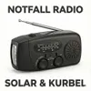 Radio d'urgence AIORBER à manivelle avec fonction solaire Voir les images du produit 1