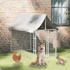 vidaXL Vonkajšia búda pre psov so strechou 200x100x150 cm Náhľad obrázku produktu 1
