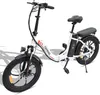 A white electric bicycle is shown against a white background. Produktbild-Vorschau