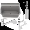 Granitan | Lavelli domestici Sinks LARGE - grigio - con Anteprima dell’immagine prodotto 6