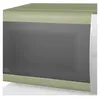 A close-up, angled view of a retro-style green microwave oven. Voir les images du produit