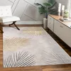 A living room scene featuring a rug with a leaf pattern, a chair, and a cabinet. Anteprima dell’immagine prodotto