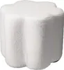 Pouf Blume YORE, Bouclé, 34 x 34 x 29 cm Produktbild-Vorschau 1