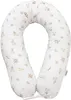 Golden Meadow Musselin & Ecru Velvet V-förmige Kissen Produktbild-Vorschau 3