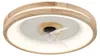 LED Deckenventilator, dimmbar, Fernbedienung, CCT, H 15 cm Produktbild-Vorschau 1