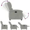 vidaXL Fauteuil relax électrique gris clair velours Voir les images du produit 7