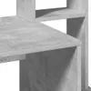 vidaXL Psací stůl s policí betonový šedý 100x45x140 cm Náhled obrázku produktu 7