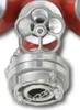 Close-up of a fire hydrant connection with a valve and a Storz coupling. Produktbild-Vorschau