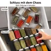 Gewürzregal Schublade, 2 Tlg Verstellbar gewürz organizer Produktbild-Vorschau 2