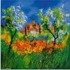 ARTland Glasbild Provence Größe: 40x40 cm Produktbild-Vorschau 1